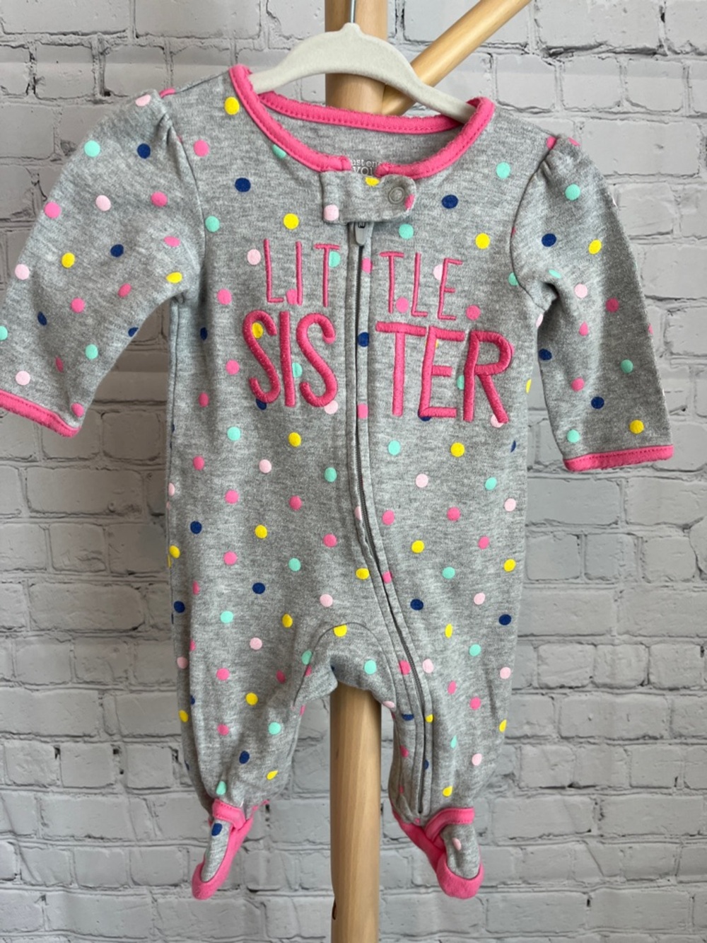 ⭐️⭐️PICK 5 / $20 Carter's Little Sister Baby One-Piece Sleeper